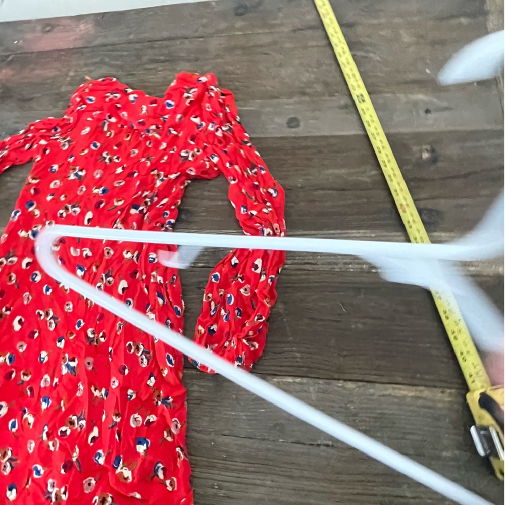 ANTHROPOLOGIE Women's Maeve Petunia Wrap Mini Dress Size 2 - Picture 10 of 10